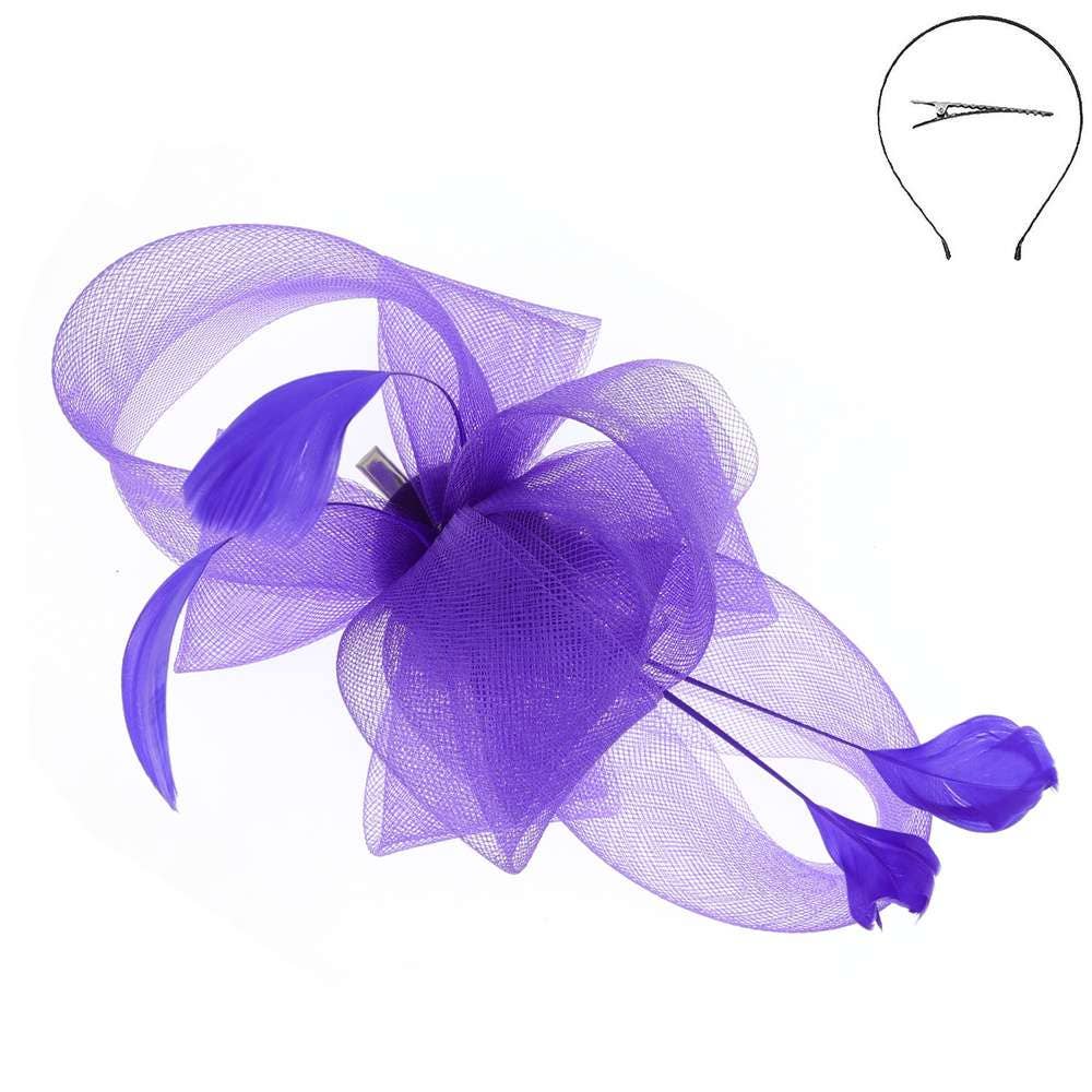 Kentucky Derby Southern  Veiled Fascinator e 3-piec 6: Fuschia