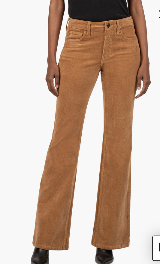 Kut from the Kloth Ana high rise fab ab flare corduroy