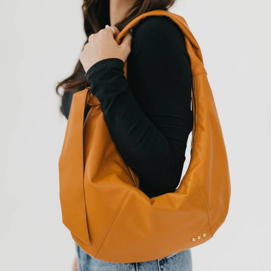 Bobbie Bow Hobo Shoulder Bag: Brown