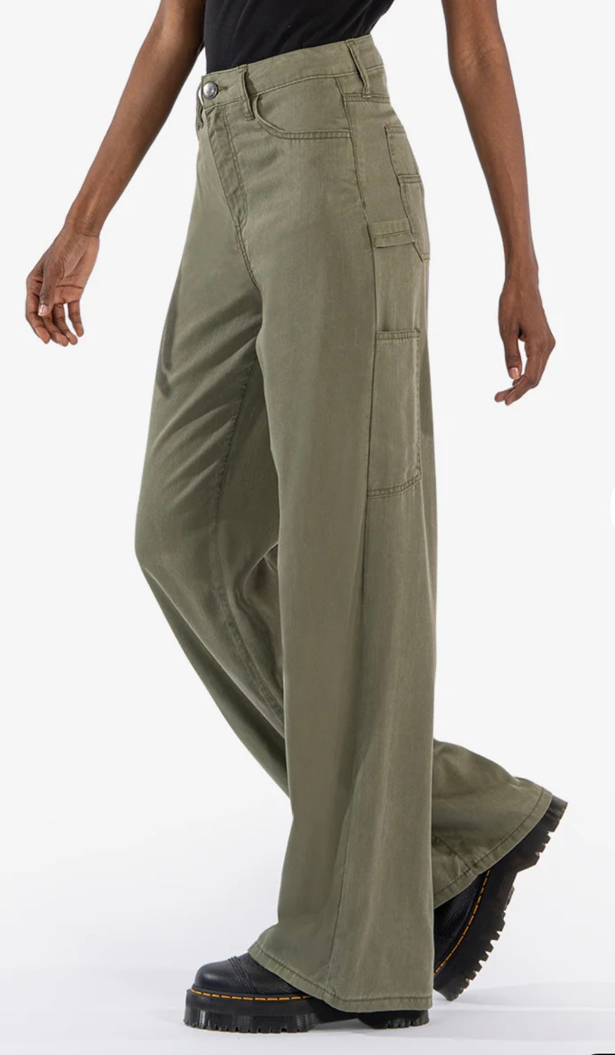 Kut from the Kloth High Rise Wide Leg Pants