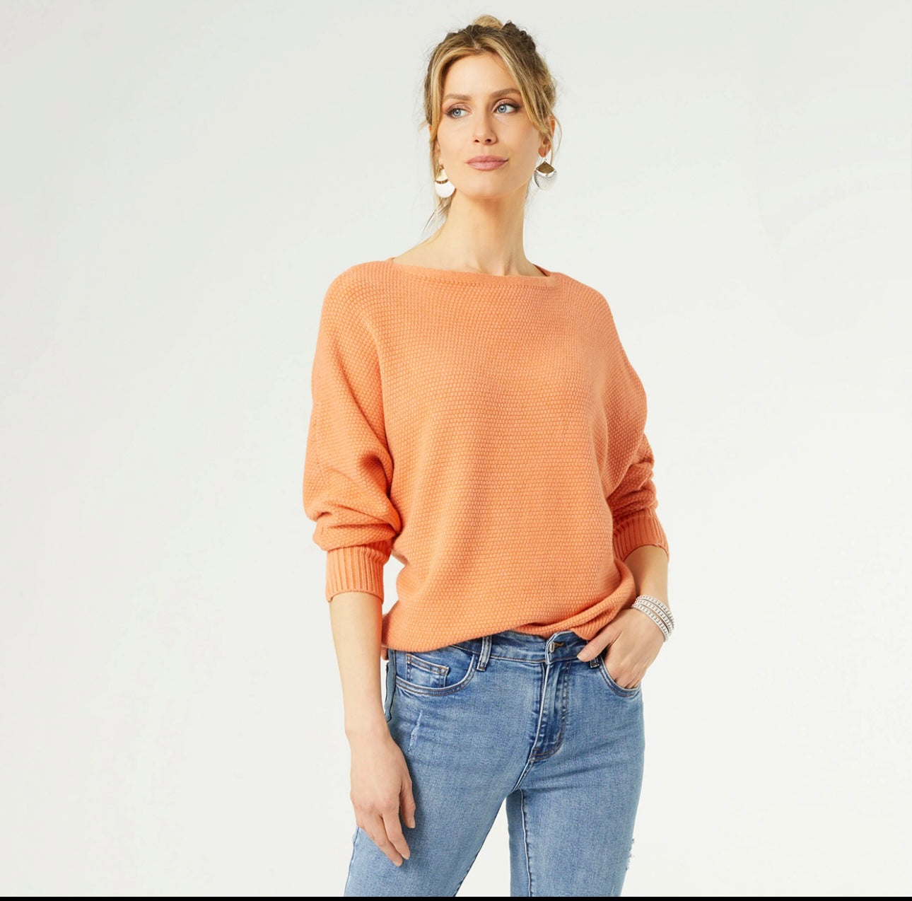 Relaxed fit Orange Sweater