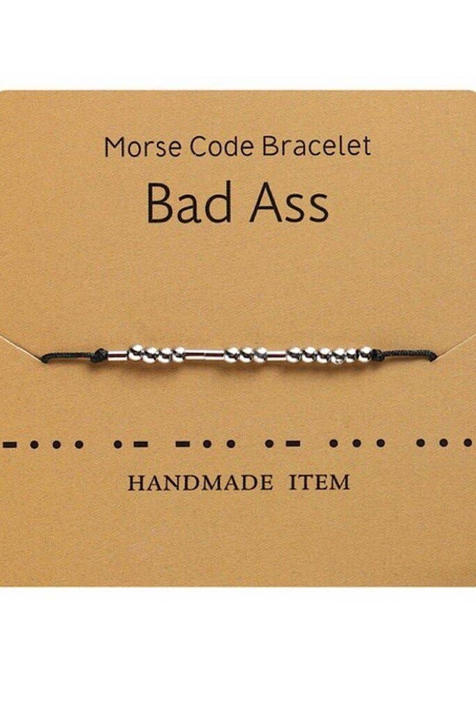 Juni Say It Morse Code Bracelets: Keep F-Ing Going