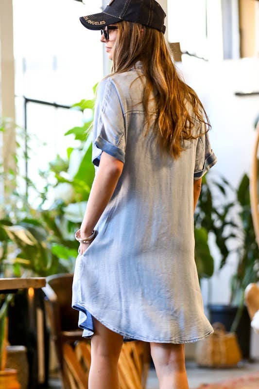 DENIM BLUE DRESS