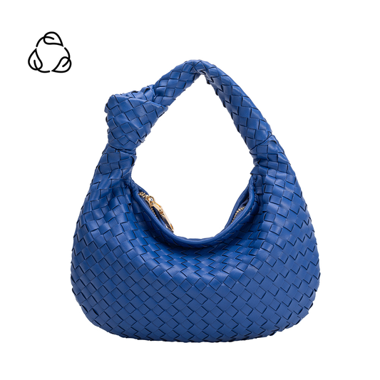 Drew Small Cobalt Recycled Vegan Top Handle Bag