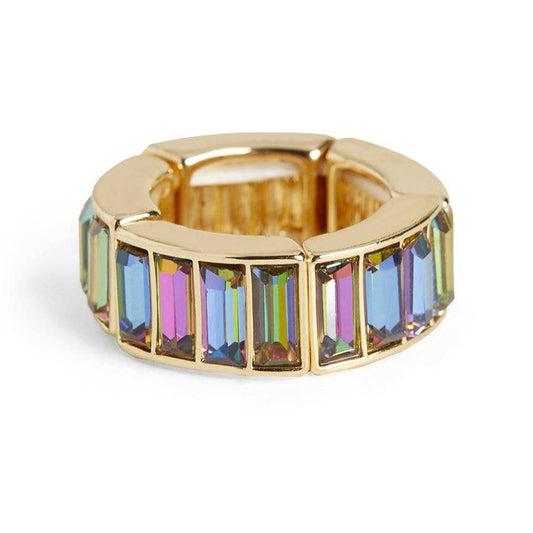 Mirabella Stretch Ring: Stretch / Gold/Multi