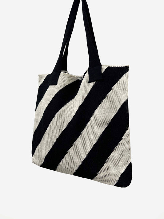 STRIPE SHOULDER BAG