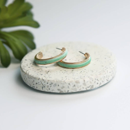 Piper Earring Collection: Subtle Mint