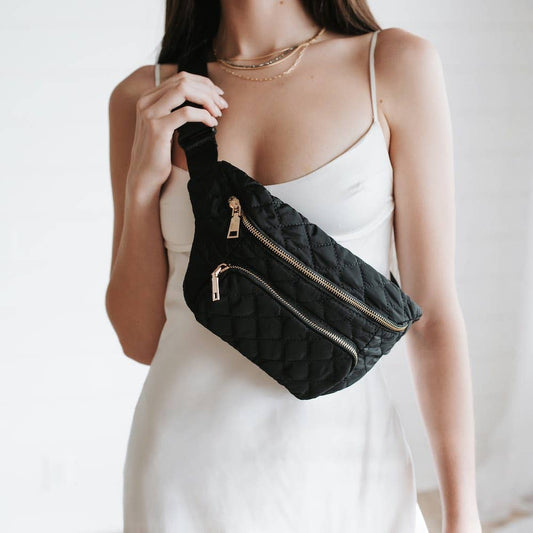 Stevie Sling Bag: Black