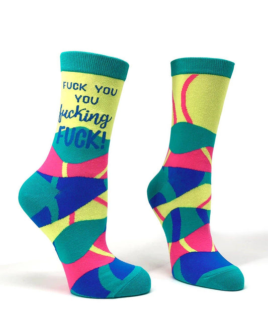 F**k You You F..king F**k Ladies' Crew Socks