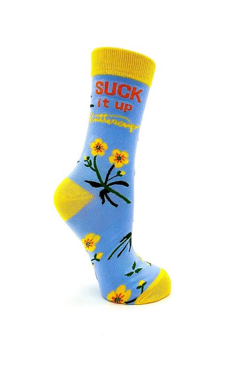 Suck It Up Buttercup Women's Crew Socks