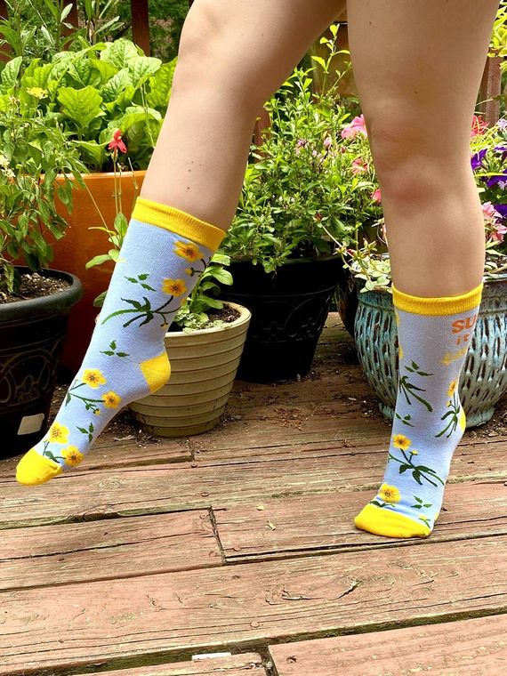 Suck It Up Buttercup Women's Crew Socks